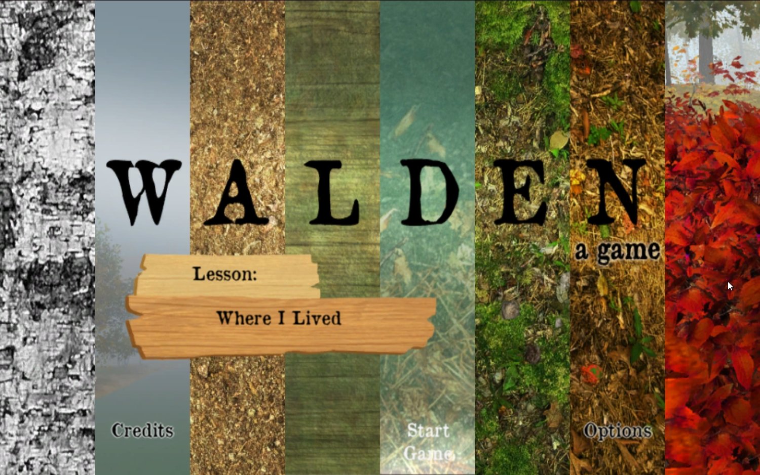 Walden, A Game: Where I Lived